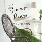 Ankündigung der Sommerpause